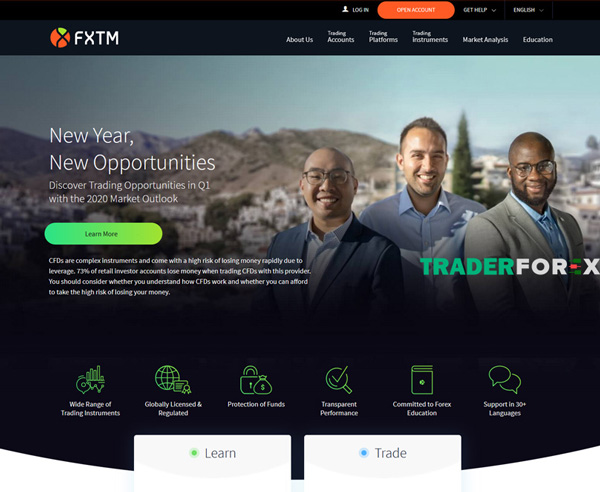Sàn giao dịch Forex FXTM
