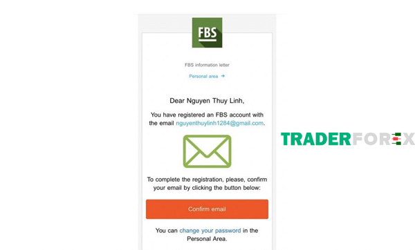 Nhấp vào Confirm Email