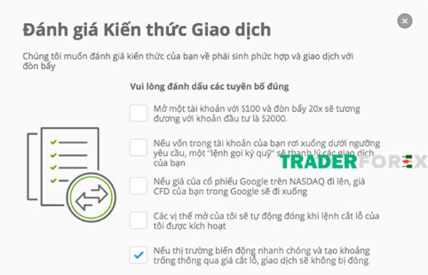 Đánh giá kiến thức Giao dịch