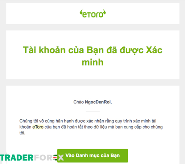 Tài khoản đã được xác minh