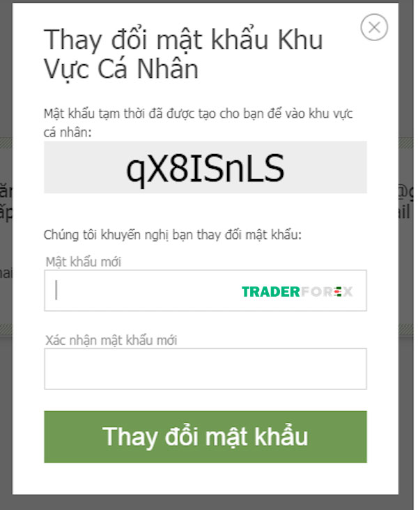 Đổi mật khẩu đăng nhập