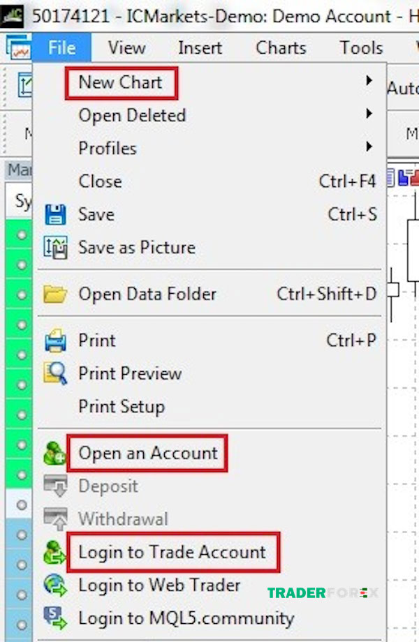 Hộp thoại hiện lên khi chọn nút File