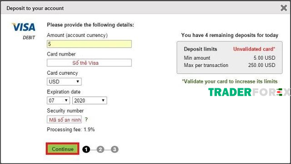 Nạp tiền vào Neteller