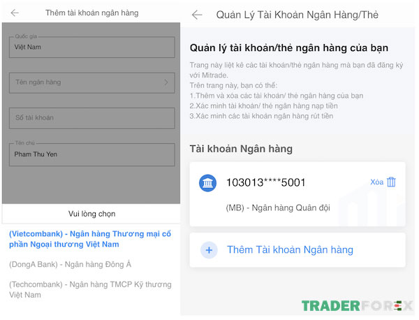 Cách rút tiền về tài khoản ngân hàng