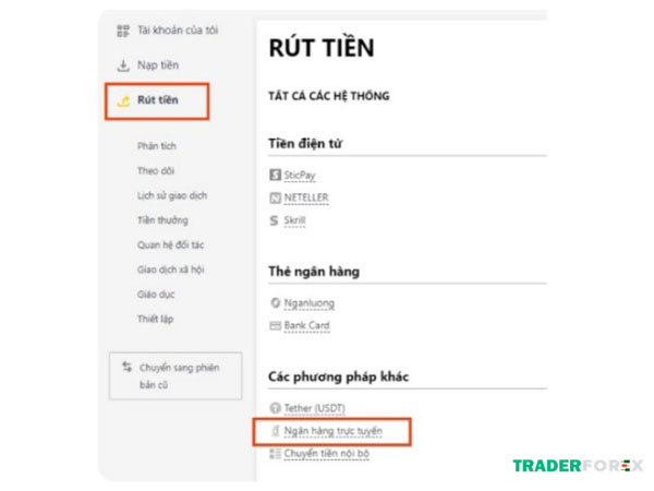 Hướng dẫn rút tiền từ Exness đơn giản và nhanh chóng