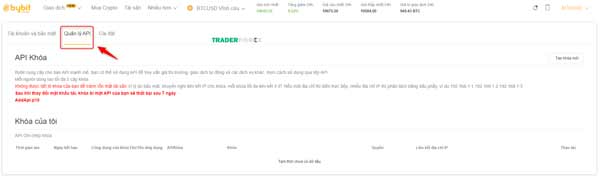 Hướng dẫn lấy API Key trên Bybit 
