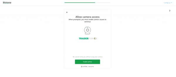 Bật camera để nhận diện khuôn mặt 