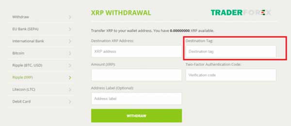 Rút tiền trên sàn Bitstamp 