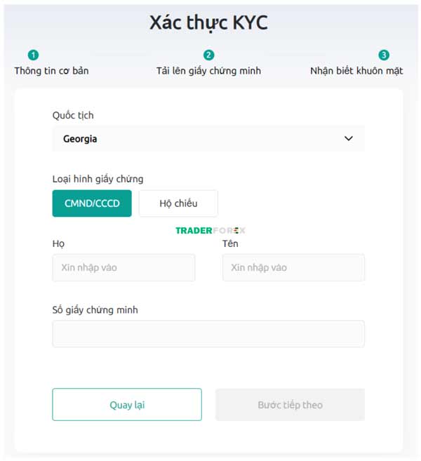 Xác thực KYC 