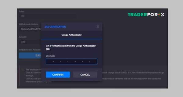 Rút tiền điện tử tại sàn DueDEX 