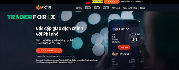 Mở tài khoản tại sàn giao dịch tài chính FXTM