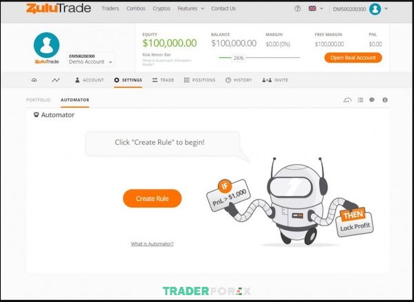 Tìm hiểu các tính năng cơ bản trên nền tảng Zulutrade
