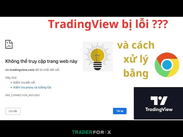Tradingview bị lỗi không truy cập được bằng tên miền vn