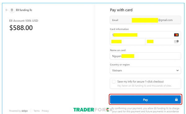 Thanh toán qua thẻ (Pay with Card) là lựa chọn được cho là tối ưu hơn