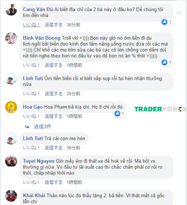 Một số bình luận của cư dân mạng