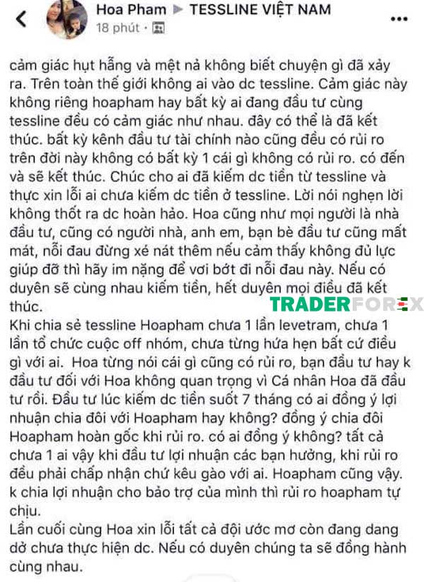 Nguyên văn chia sẻ của Phạm Như Hoa