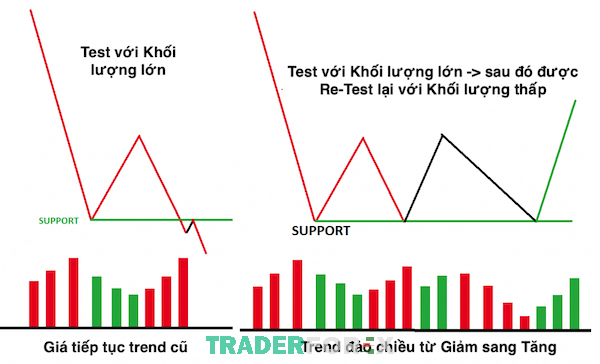 Kết quả của việc test cung cầu trong phương pháp VSA với khối lượng lớn