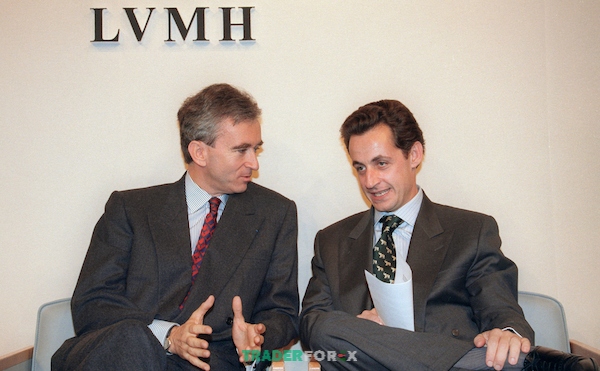 Arnault và Nicolas Sarkozy là hai người bạn thân thiết với nhau