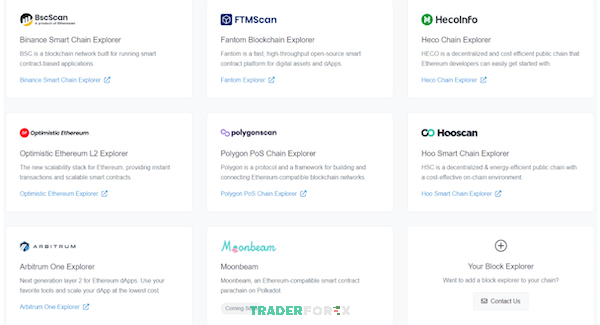 Ngày càng có nhiều blockchain khác cũng có explorer riêng, giúp tra cứu giao dịch dễ dàng