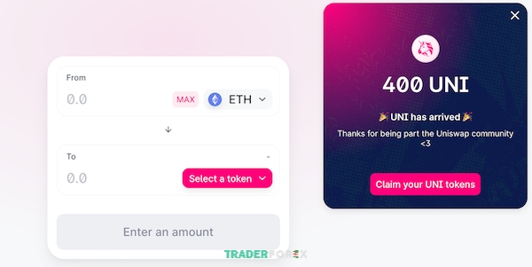 Uniswap gây chấn động khi airdrop 400 UNI miễn phí cho 250,000 ví đủ điều kiện